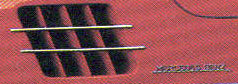 Mercedes Benz 300SL distinctive side vents